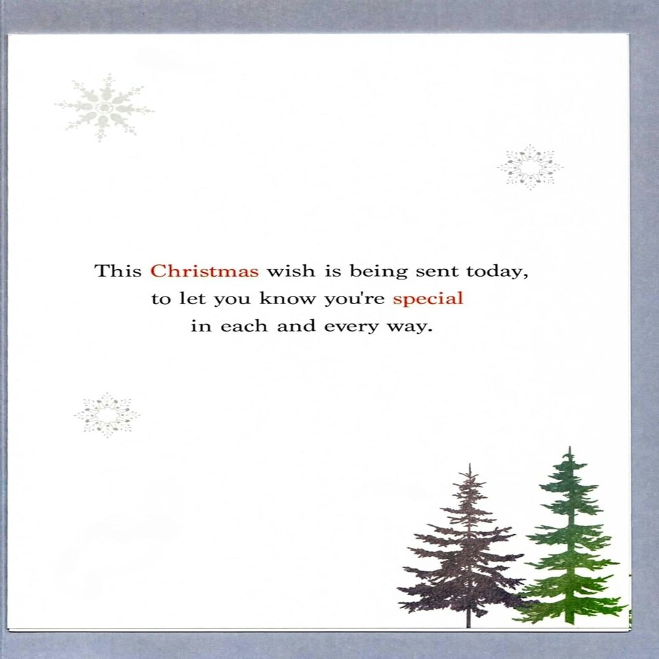 image 1 of Magnificent Stag Embellished Brother Large Christmas Card