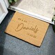 image 2 of Personalised Couples Rectangle Indoor Doormat