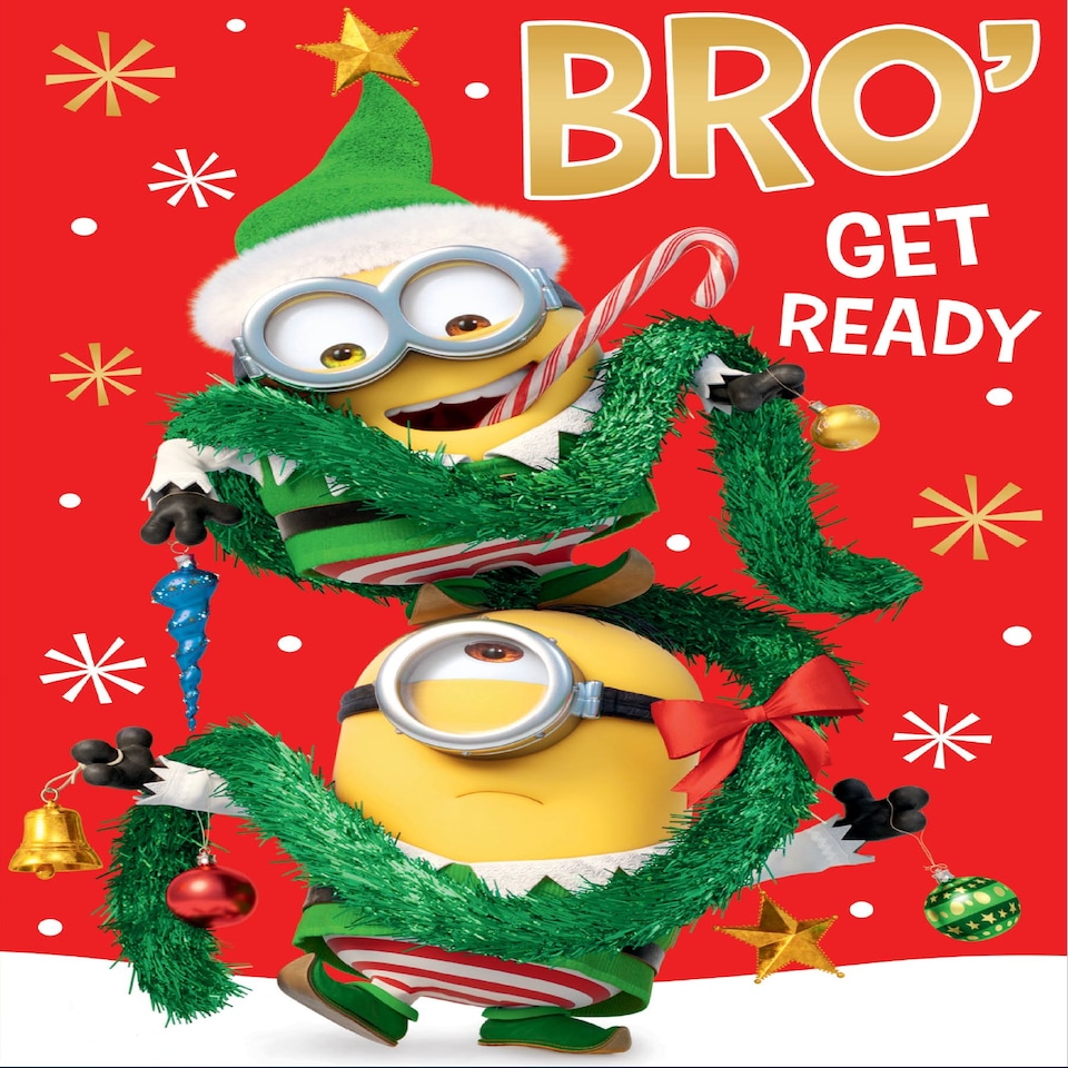 image 1 of Despicable Me Brother Christmas Card