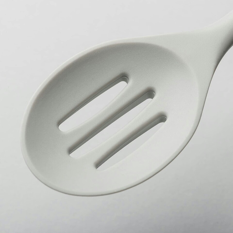 image 1 of Zeal Silicone Slotted Spoon 28cm, French Grey