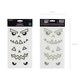 image 3 of Glow in the Dark Pumpkin Face Halloween Gel Stickers - Pack of 2