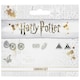image 6 of Official Harry Potter Stud Earring Set including Platform 9 3/4, Hedwig & Letter, and the Deathly Hallows earrings WE0107
