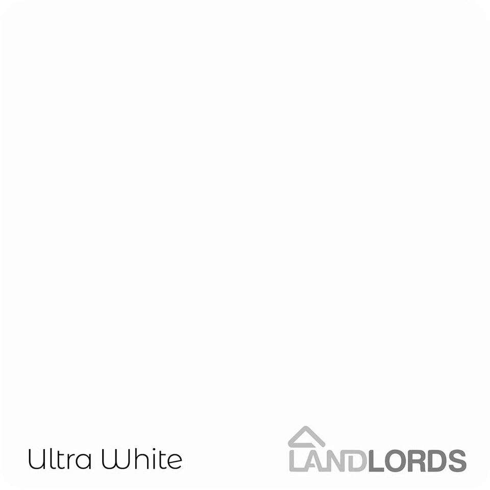 image 1 of Landlords Paint - Shed & Fence Paint - Best Durable Outdoor Wood Protection - Ultra White - 2.5L