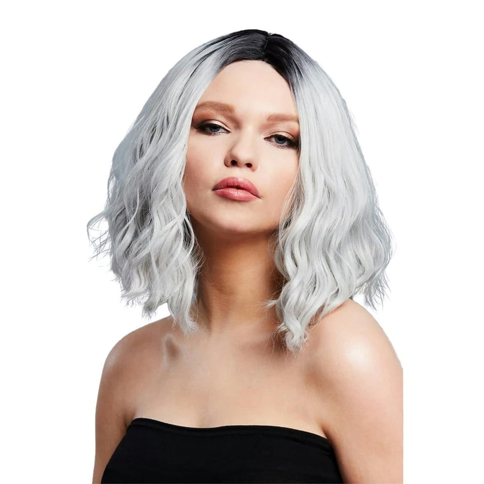 Fever Womens/Ladies Cara Two Tone Wig - White - One Size