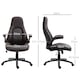 image 7 of Vinsetto High Back Office Chair Adjustable Height Swivel Chair w/ Tilt Function