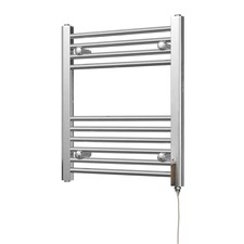 Zennor - Chrome Electric Towel Rail H600mm x W500mm Straight 200w Standard