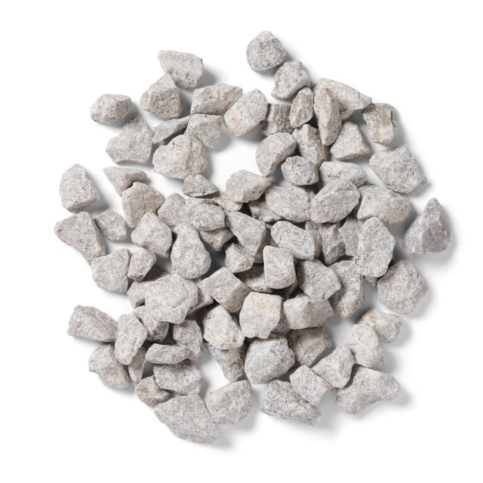 image 1 of Dove Grey Bulk Bag 850 kg Chippings - 10-20 mm Grey Coloured Limestone - L100 x W100 x H80 cm