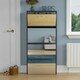 image 5 of Vida Designs Welham 4 Drawer Mirrored Shoe Cabinet Shoe Rack Storage Cupboard, Black