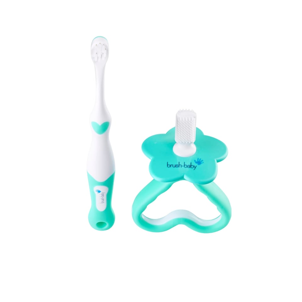 image 1 of My FirstBrush™ Baby Toothbrush & FirstTeether™ For Babies Set (0-18 months)
