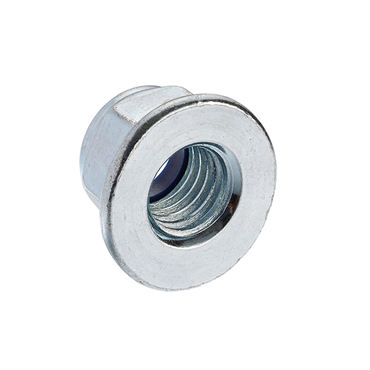 Unifix Class 8 Nylon Insert Flange Nuts M12 x 1.75 NIFMS12 in Silver