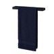 image 1 of House of Home Wall Mounted Black Towel Holder 40cm Rectangle Rail