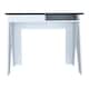 image 4 of Core Products White Dallas Home Office Desk with Drawer, H75.2cm x W91.3cm White