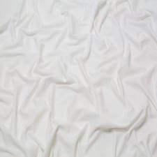 Minerva Core Range White Matte Activewear Lycra Four Way Stretch Knit Fabric for Dressmaking, 145cm / 57" Wide - per metre