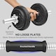 image 5 of SPORTNOW 2-in-1 Adjustable Dumbbells Set, 20kg Weights Dumbbells Set with Non-Slip Grip for Strength Training, Weight Lifting, Bodybuilding, Home Gym Workout Equipment for Men & Women | Grey | Standard