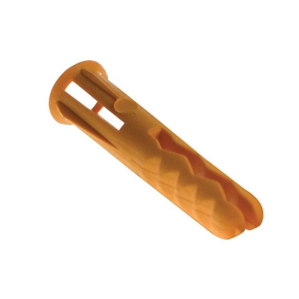 Plasplugs Solid Wall Super Grips - Multi Colour - Pack of 100 Yellow
