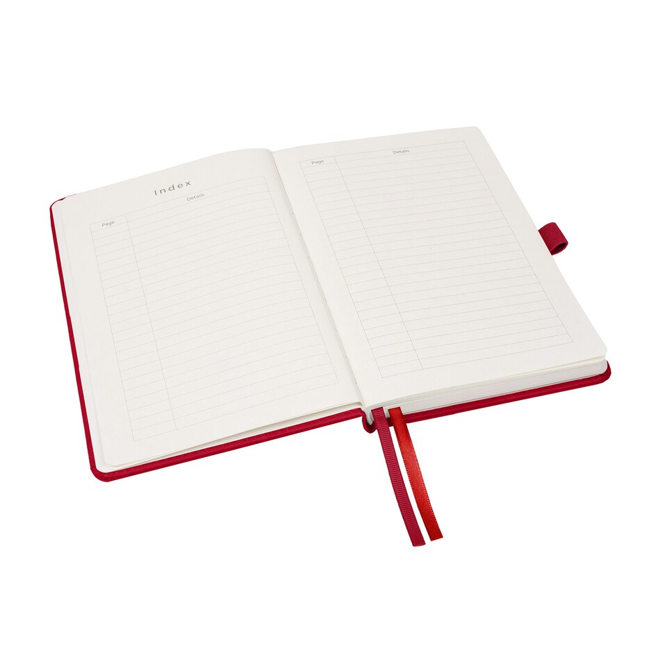 image 1 of Notes London A5 Italian Styled Moretti Notebook Red
