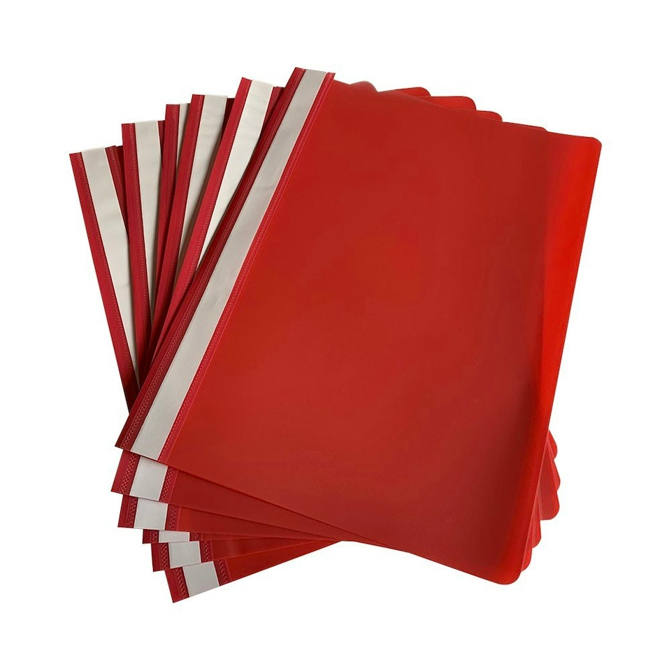 image 1 of Pack of 12 Red A4 Project Folders by Janrax