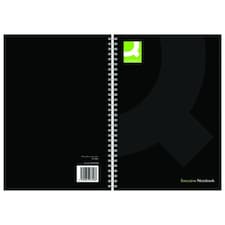 Pack of 3 A5 Hardback Wirebound Black Books