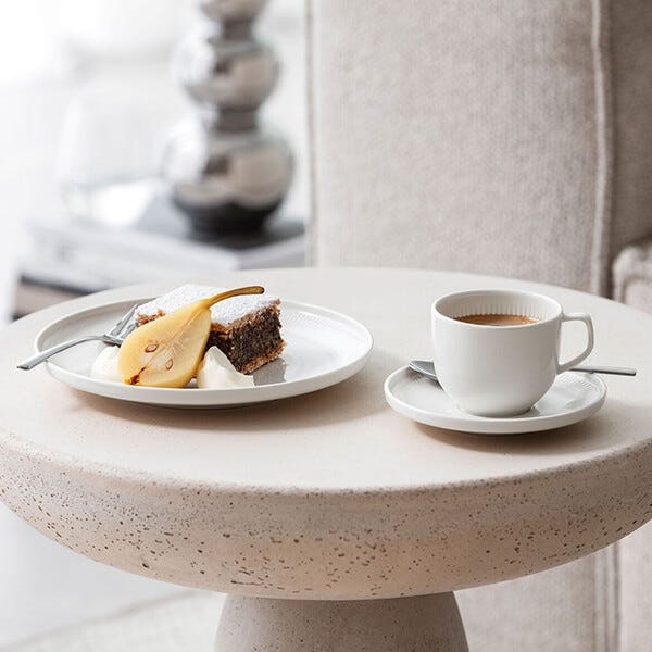 image 1 of Villeroy & Boch Afina Coffee Cup & Saucer