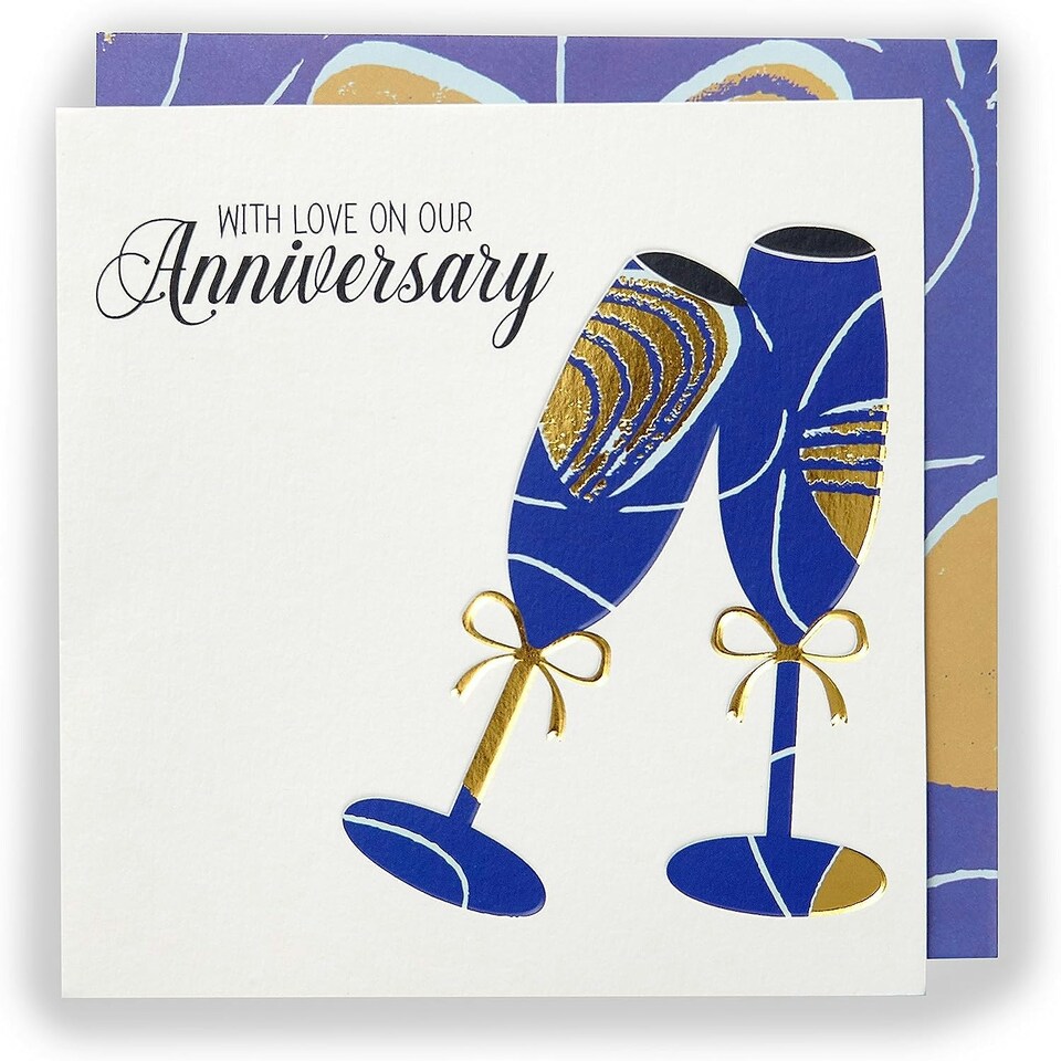 image 1 of Kindred X Afrotouch Love On Our Anniversary Blank Card