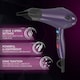 image 2 of Wahl ZY145 2200W Ionic Style Hair Dryer Purple Corded Tourmaline Grille
