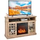 image 1 of COSTWAY 2000W Electric Fireplace Insert Fireplace Natural