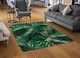 image 2 of Tropical Leaves On Black Rug | Multi