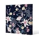 image 1 of Tropical White & Pink Flowers (Canvas Print) 46 x 46 x 4cm