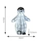 image 3 of ValueLights Christmas Penguin White Illuminated Decoration and Integrated LED 1W Cool White Bulb
