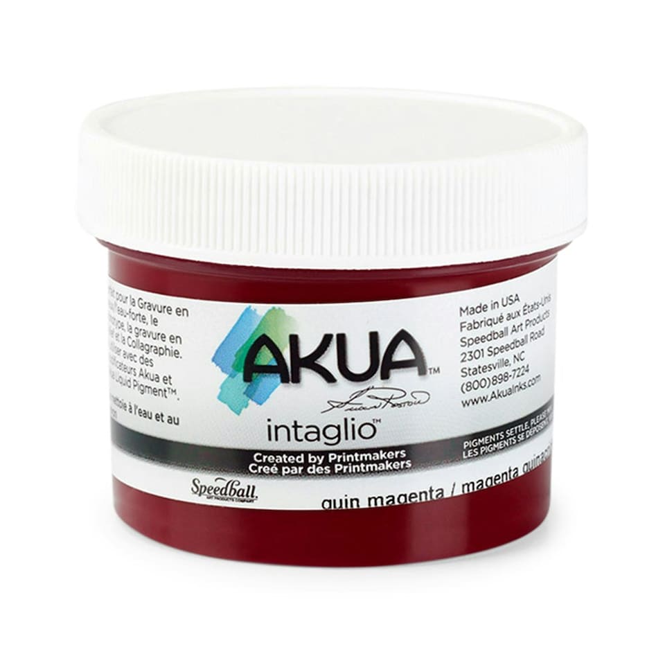 image 1 of Speedball Intaglio Water Based Printing Ink, Quinacridone Magenta, 2oz