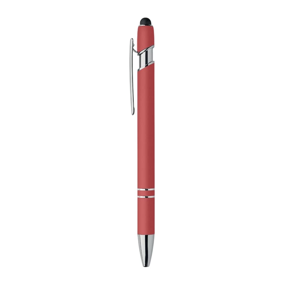 image 1 of MidOcean Siparo Aluminium Stylus Pen | Red | Red | 14cm x 1cm | 1