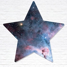 Stars Within Star Galaxy Wall Art Cardboard Cutout 67cm