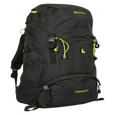 Mountain Warehouse Rucksack with Padded Back Panel Trekking Travel Sports Bag Black