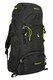 image 1 of Mountain Warehouse Rucksack with Padded Back Panel Trekking Travel Sports Bag | Black