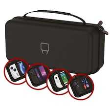 Venom Handheld PC Storage Case – Compatible with Steam Deck, Asus Rog Ally, Logitech G Cloud, MSI Claw, Lenovo Legion Go | Black