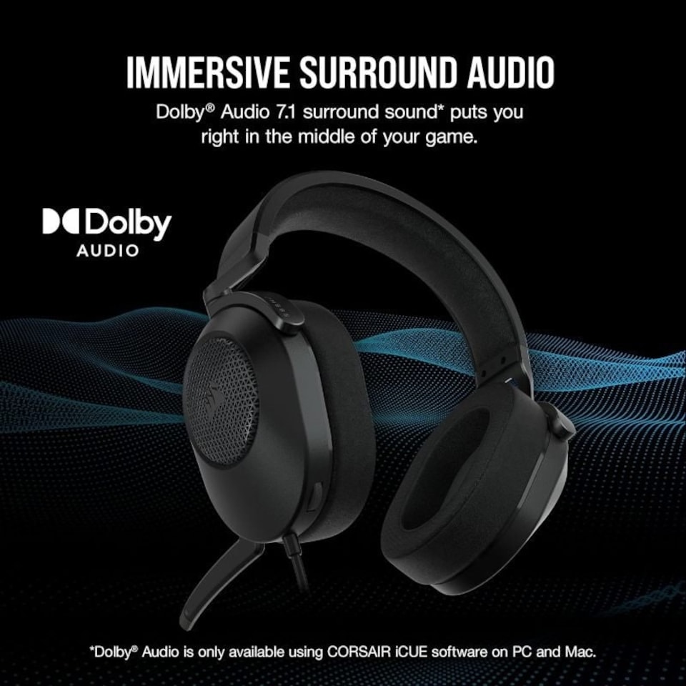 image 1 of Corsair HS65 Surround Wired Gaming Headset