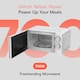image 3 of 20L Freestanding Microwave Oven with Mechanical Controls 700W - White