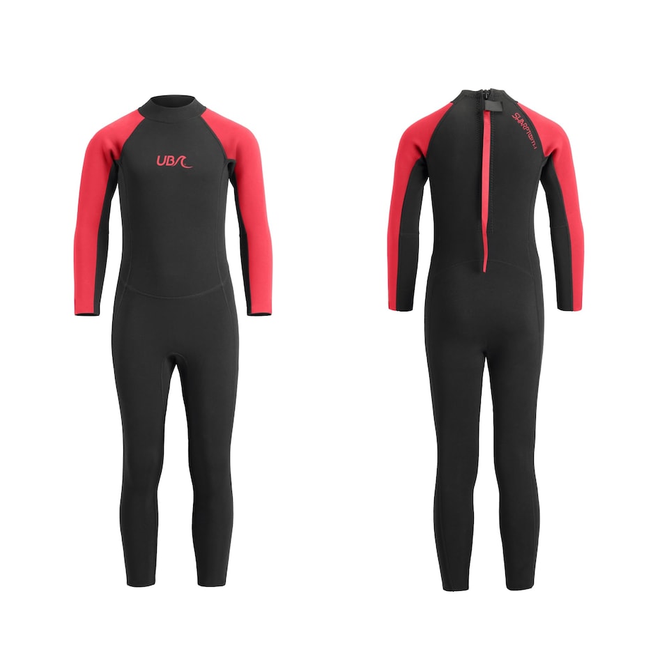 image 1 of Urban Beach Sharptooth Kids Full Length 2mm Summer Wetsuit, Stretchy Neoprene Surfing & Diving Wetsuit With Uv Protection