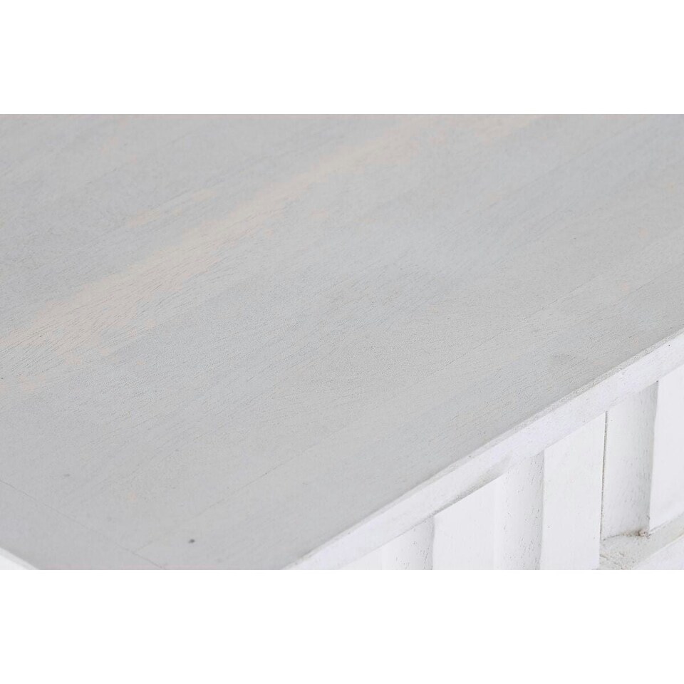 image 1 of Dining Table DKD Home Decor White Metal Mango wood 180 x 90 x 76 cm N/A