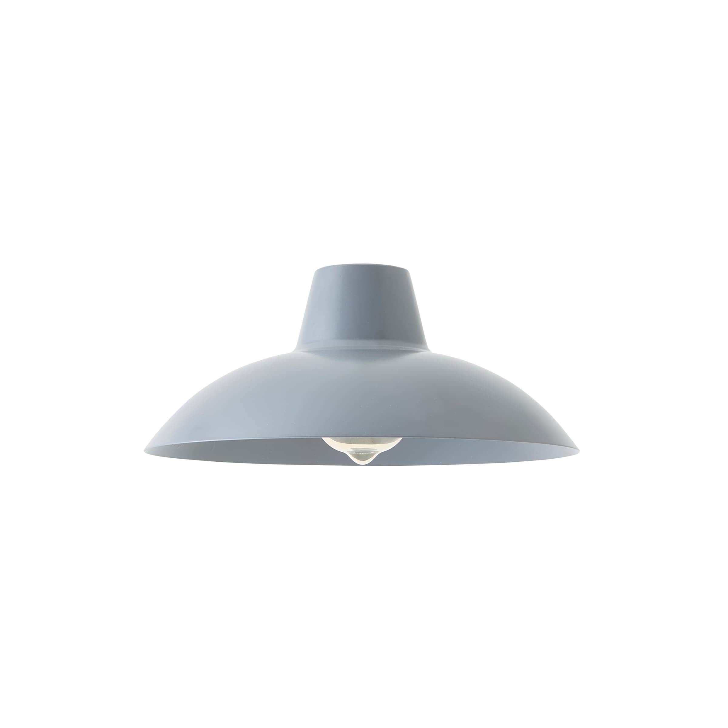 ValueLights Civic Grey Easy Fit Ceiling Pendant Shade Grey