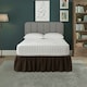 image 2 of Base Valance Polycotton Sheet for Divan Beds Easy Care Bed Base Cover | Brown | Brown | Single