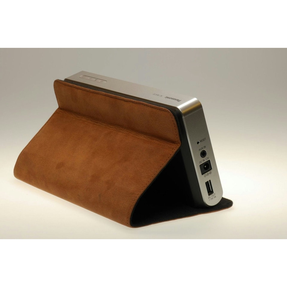 image 1 of Panasonic SH-ANA10E-T Black Leather Cover for SC-NA10EG-A Speaker