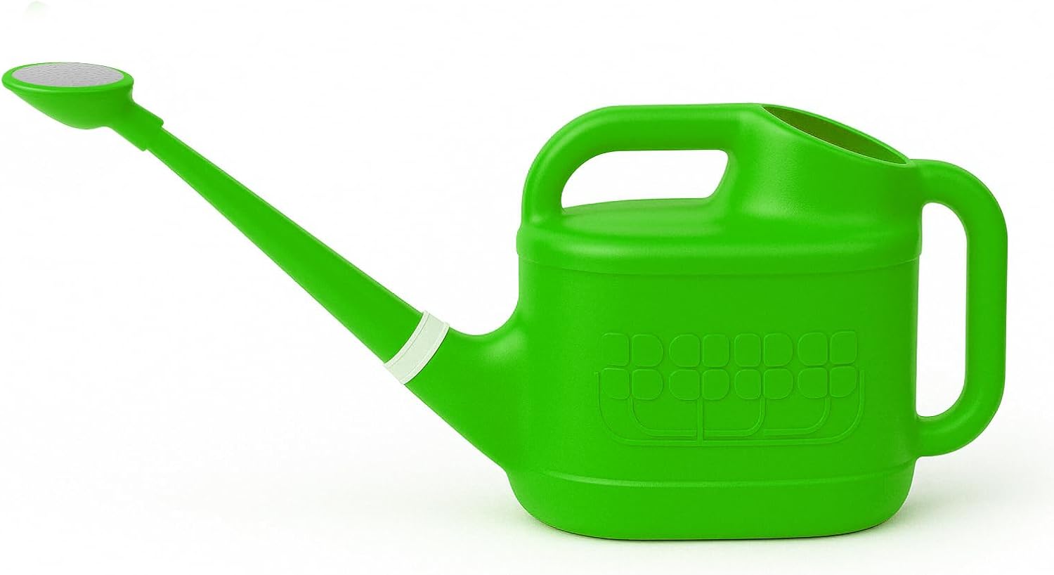 Keplin 8L Small Watering Can, Durable Plastic Watering Can for Gardening in Yellow