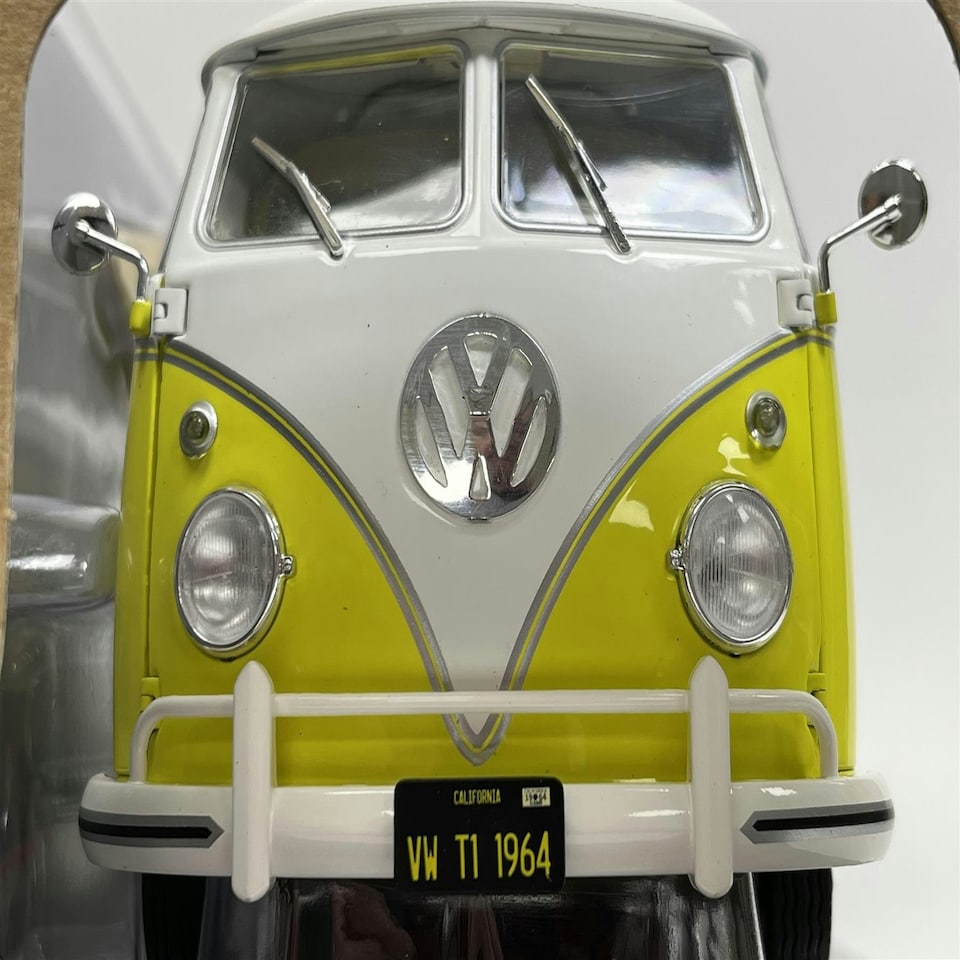 image 1 of Volkswagen T1 Pick Up 1950 Yellow & White 1:18 Scale Solido 1806706