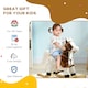 image 4 of HOMCOM Rocking Horse with Music, Sound, Ride On Horse with Saddle for 3-6 Years