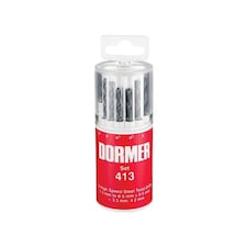 Dormer A191 High Speed Steel Drill Set - Metric - Multi Colour - Set of 13 1.5-6.5 x 0.5mm