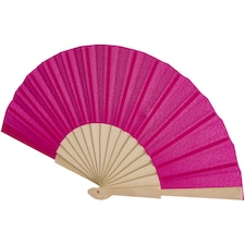 Manuela Handheld Fan - Pink - One Size