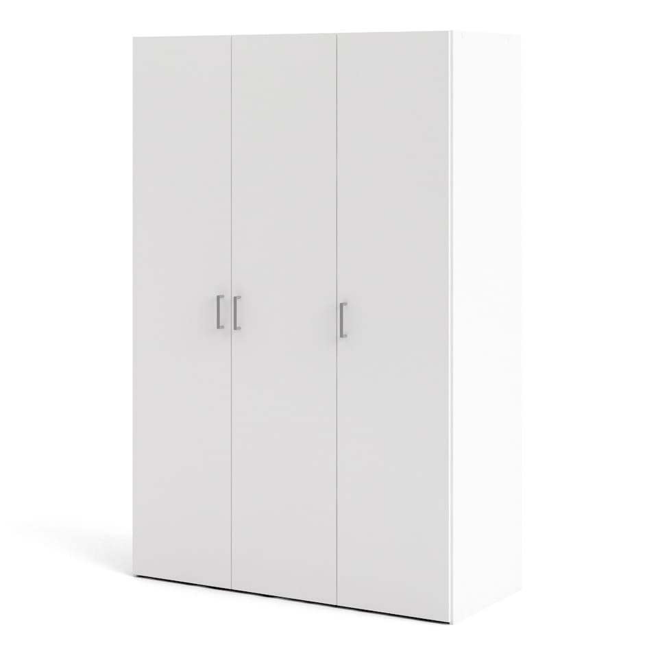 image 1 of Space Wardrobe 3 Doors White 1750