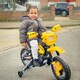 image 2 of HOMCOM 6V Kids Electric Motorbike Motorcycle Ride On for 3-6 Years Yellow