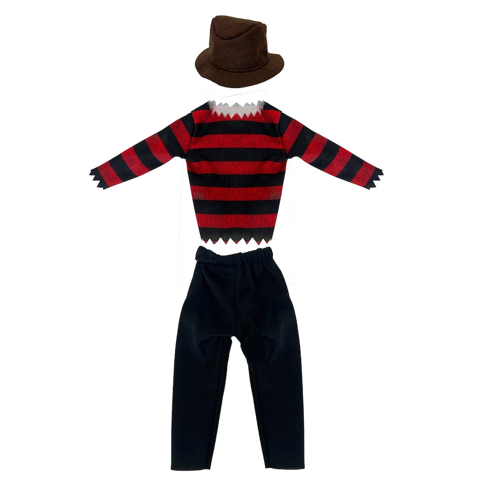 image 1 of The Boo Crew Halloween Doll Costume - Spooky Tabletop Decor and Seasonal Collectible